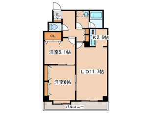 ニューノース弐番館の物件間取画像